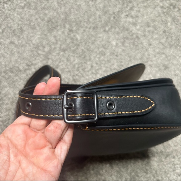 Coach Saddlebag 23 75th Anniversary Crossbody in Black - Picture 5 of 11